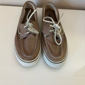 Sperry Tan Boat Shoes